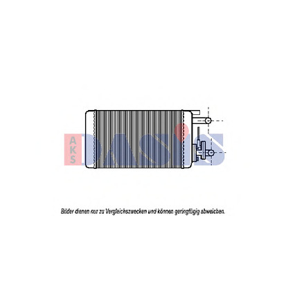 Photo Heat Exchanger, interior heating AKS DASIS 089080N