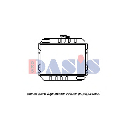 Photo Radiateur, refroidissement du moteur AKS DASIS 090030N