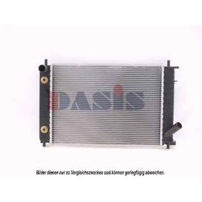 Foto Radiador, refrigeración del motor AKS DASIS 091340N