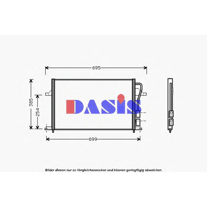 Фото Конденсатор, кондиционер AKS DASIS 092240N