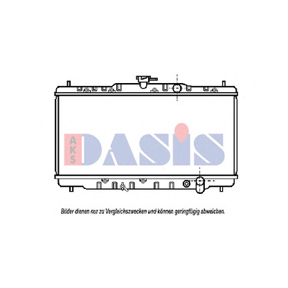 Photo Radiator, engine cooling AKS DASIS 100090N