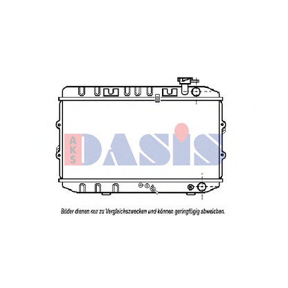 Photo Radiateur, refroidissement du moteur AKS DASIS 100370N