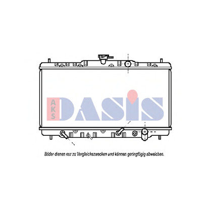 Фото Радиатор, охлаждение двигателя AKS DASIS 101260N