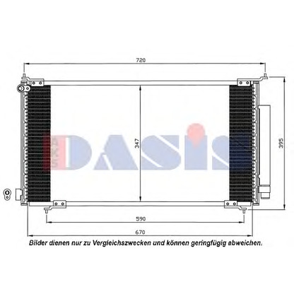 Foto Kondensator, Klimaanlage AKS DASIS 102009N