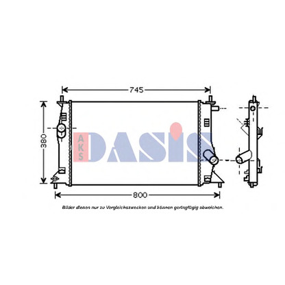 Foto Kühler, Motorkühlung AKS DASIS 110056N