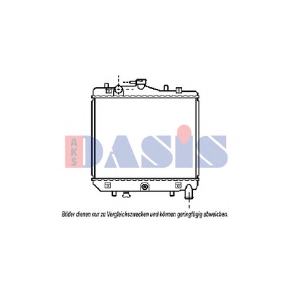 Photo Radiator, engine cooling AKS DASIS 110070N