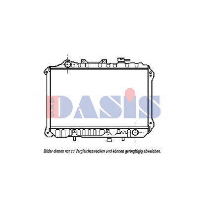 Photo Radiator, engine cooling AKS DASIS 110130N