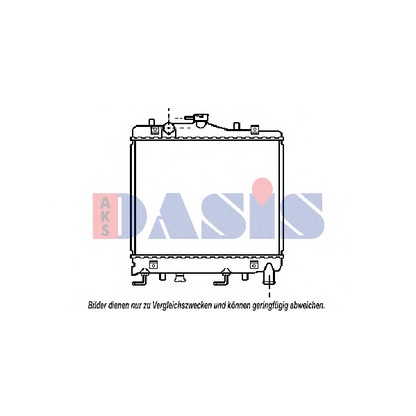 Foto Radiatore, Raffreddamento motore AKS DASIS 110460N