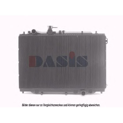 Photo Radiator, engine cooling AKS DASIS 110510N