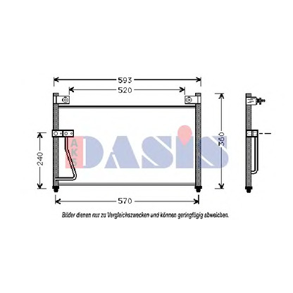 Foto Kondensator, Klimaanlage AKS DASIS 112160N