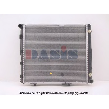 Фото Радиатор, охлаждение двигателя AKS DASIS 120480N