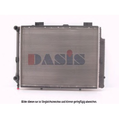 Фото Радиатор, охлаждение двигателя AKS DASIS 121110N