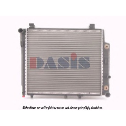 Foto Radiador, refrigeración del motor AKS DASIS 121160N