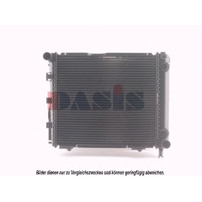 Фото Радиатор, охлаждение двигателя AKS DASIS 121440N