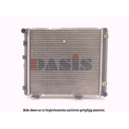 Foto Radiador, refrigeración del motor AKS DASIS 121600N
