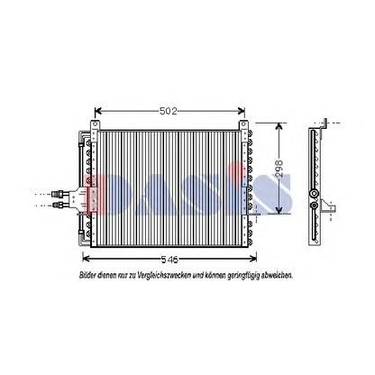 Foto Kondensator, Klimaanlage AKS DASIS 121840N