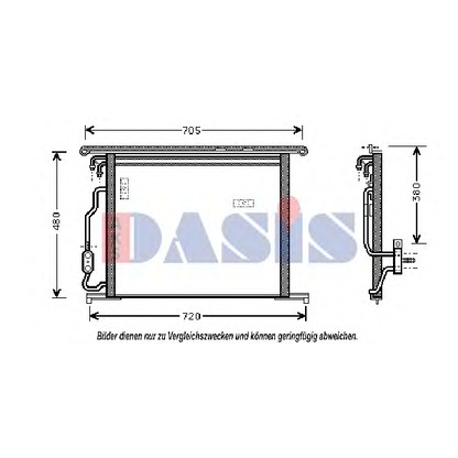 Foto Kondensator, Klimaanlage AKS DASIS 122190N