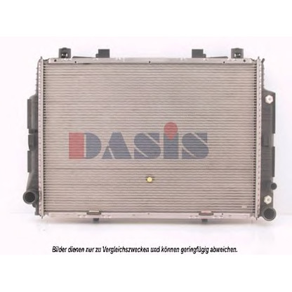 Photo Radiator, engine cooling AKS DASIS 122730N