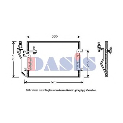 Foto Kondensator, Klimaanlage AKS DASIS 123500N