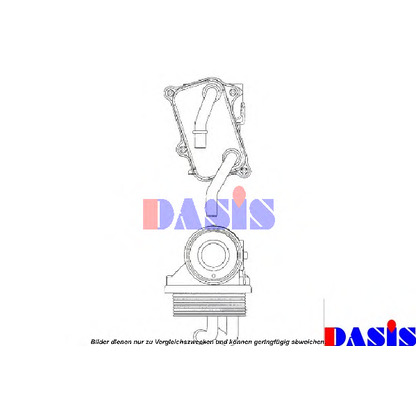 Foto Radiador de aceite, aceite motor AKS DASIS 126330N