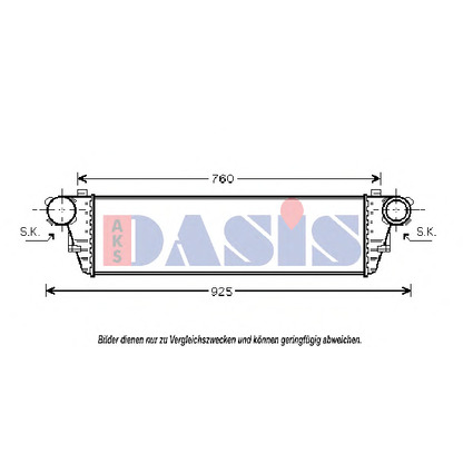 Foto Intercooler AKS DASIS 127006N