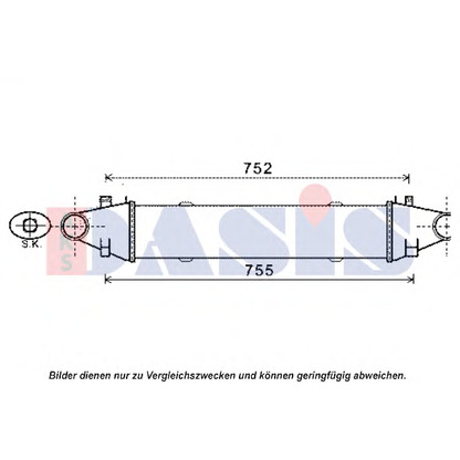 Foto Intercooler AKS DASIS 127016N