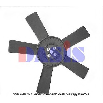 Photo Fan Wheel, engine cooling AKS DASIS 128024N