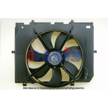 Photo Fan, radiator; Fan, A/C condenser AKS DASIS 128049N