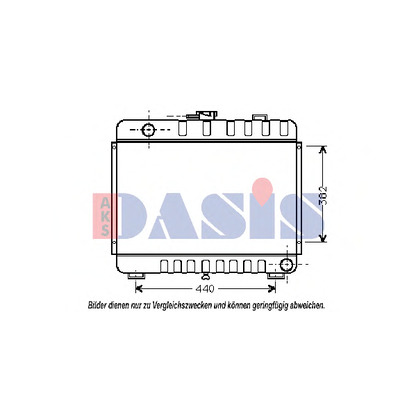 Photo Radiator, engine cooling AKS DASIS 130240N