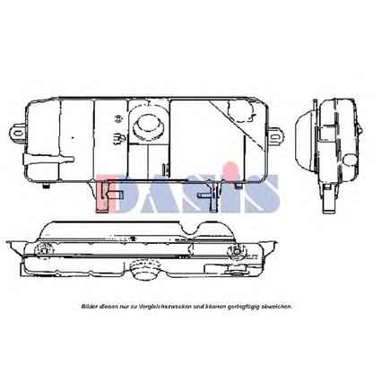 Photo Vase d'expansion, liquide de refroidissement AKS DASIS 133070N