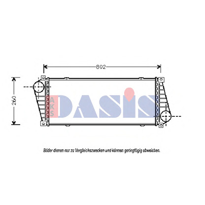 Foto Radiador de aire de admisión AKS DASIS 137320N