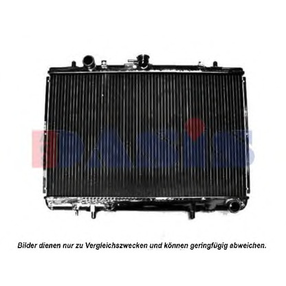 Photo Radiator, engine cooling AKS DASIS 140008N