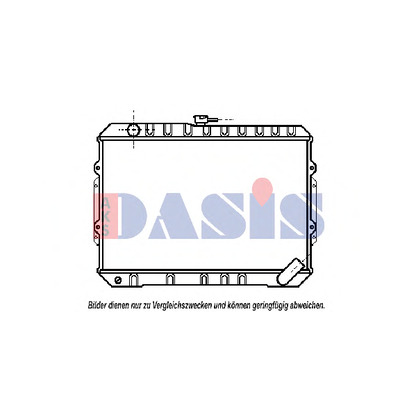 Foto Radiatore, Raffreddamento motore AKS DASIS 140033N