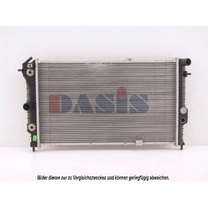 Фото Радиатор, охлаждение двигателя AKS DASIS 151190N