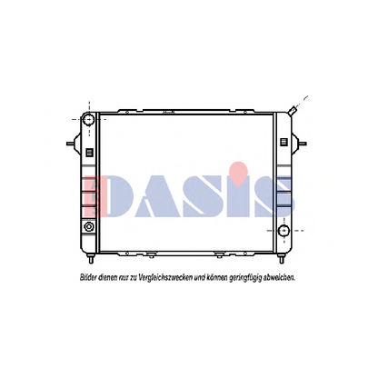 Photo Radiateur, refroidissement du moteur AKS DASIS 151590N