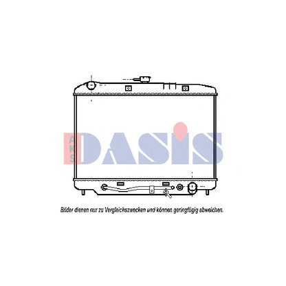 Photo Radiateur, refroidissement du moteur AKS DASIS 151820N
