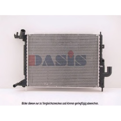 Photo Radiateur, refroidissement du moteur AKS DASIS 151880N
