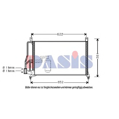 Photo Evaporator, air conditioning AKS DASIS 152080N