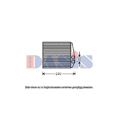 Foto Scambiatore calore, Riscaldamento abitacolo AKS DASIS 156003N