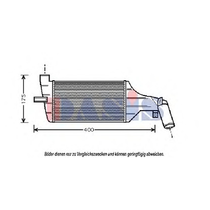 Foto Radiador de aire de admisión AKS DASIS 157009N