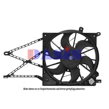 Foto Ventilador, refrigeración del motor AKS DASIS 158017N