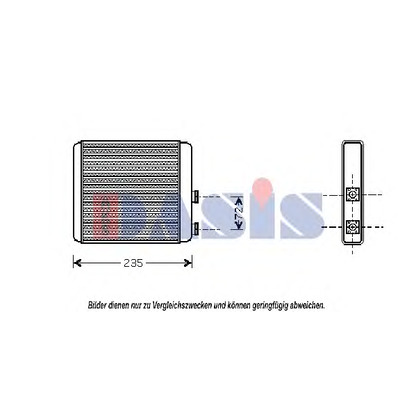 Foto Scambiatore calore, Riscaldamento abitacolo AKS DASIS 159002N