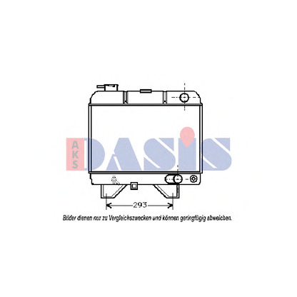 Foto Kühler, Motorkühlung AKS DASIS 160047N