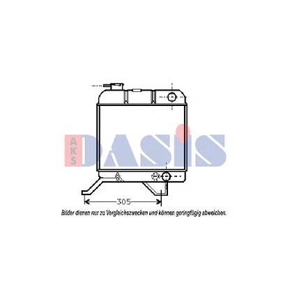 Photo Radiator, engine cooling AKS DASIS 160470N