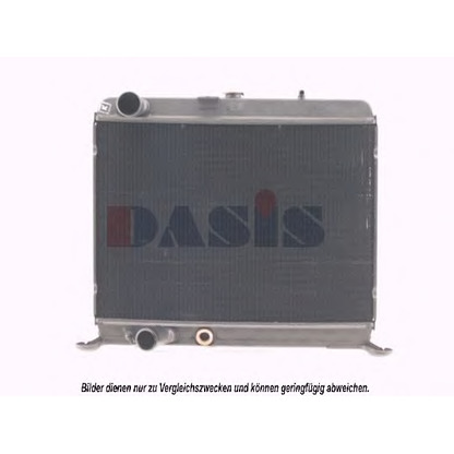 Photo Radiateur, refroidissement du moteur AKS DASIS 160780N