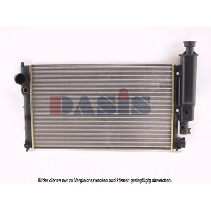 Photo Radiateur, refroidissement du moteur AKS DASIS 161320N