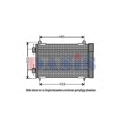 Foto Kondensator, Klimaanlage AKS DASIS 162011N