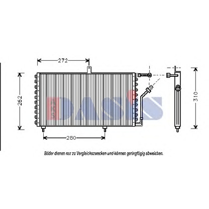 Foto Kondensator, Klimaanlage AKS DASIS 162070N
