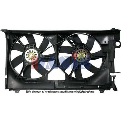 Photo Ventilateur, refroidissement du moteur AKS DASIS 168034N