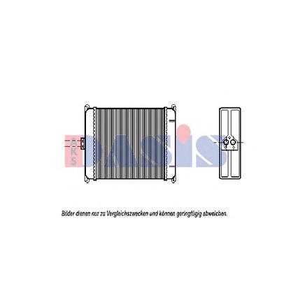 Photo Heat Exchanger, interior heating AKS DASIS 169060N